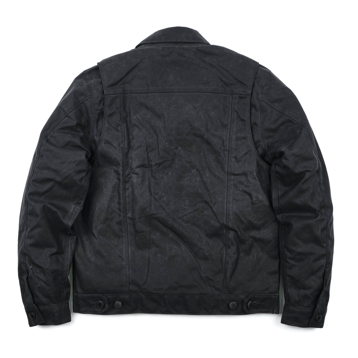 Riders Jacket Waxed Canvas <span>Black</span>