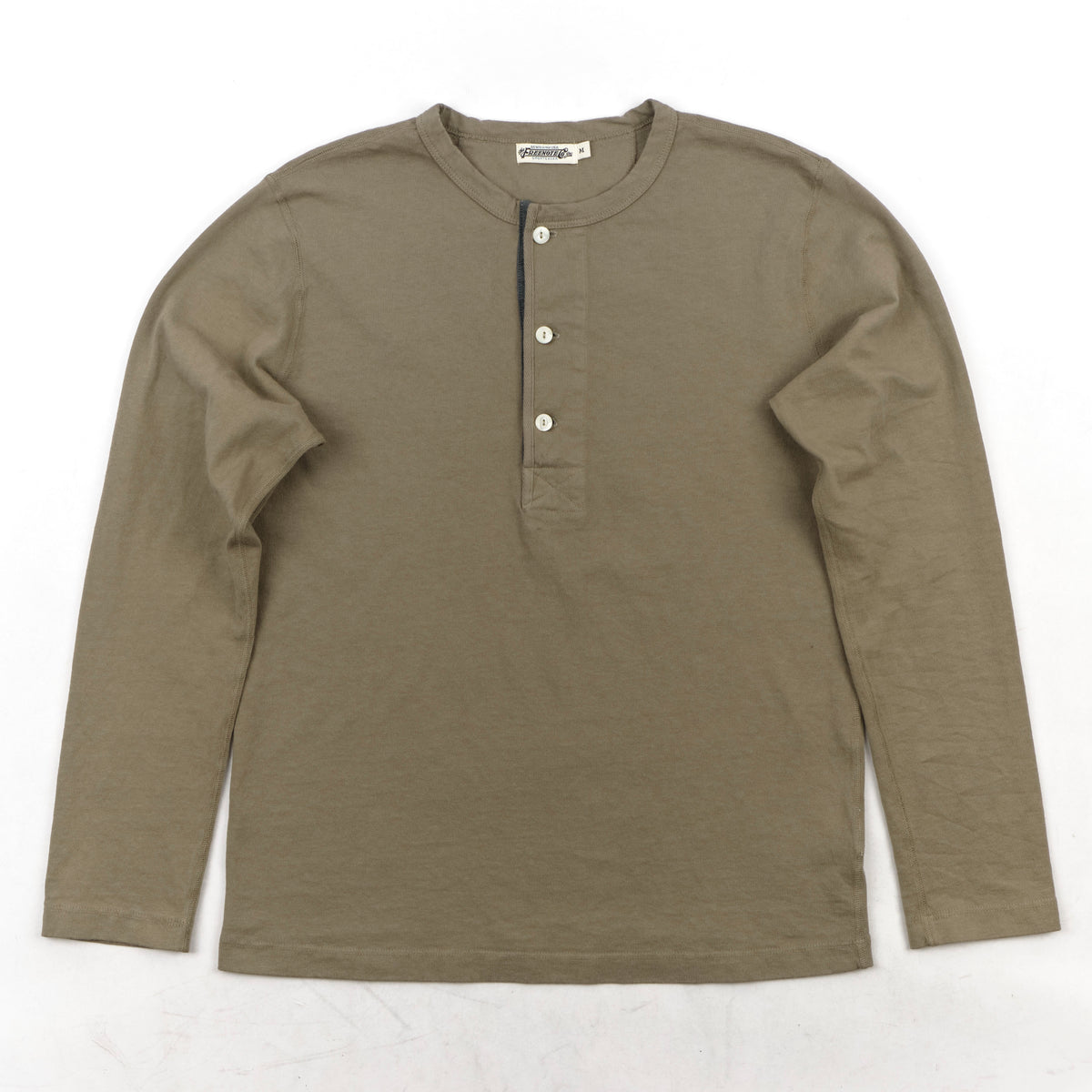 13 Ounce Henley L/S Fog