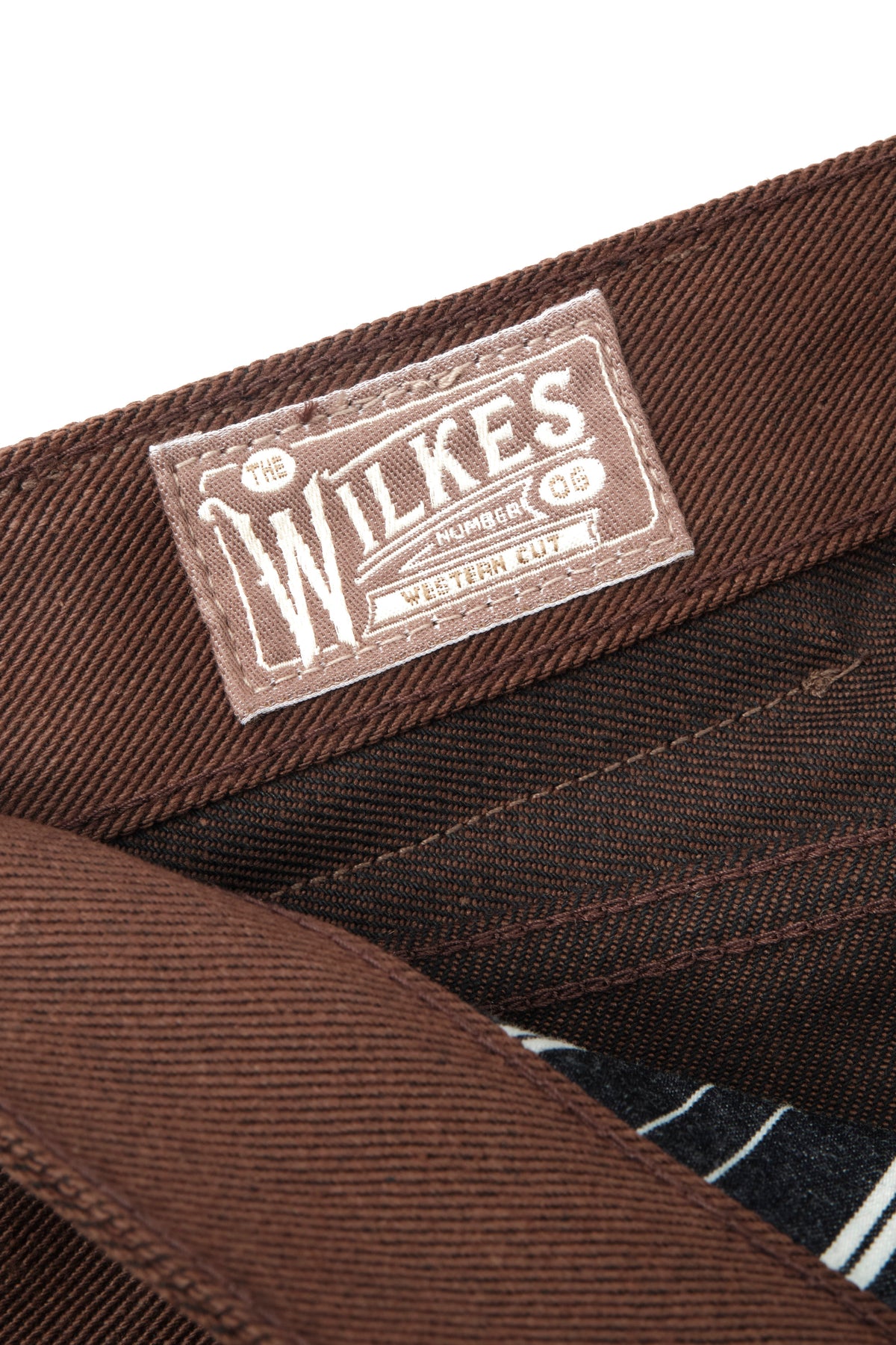 Wilkes Western 15 Ounce Dark Brown Denim
