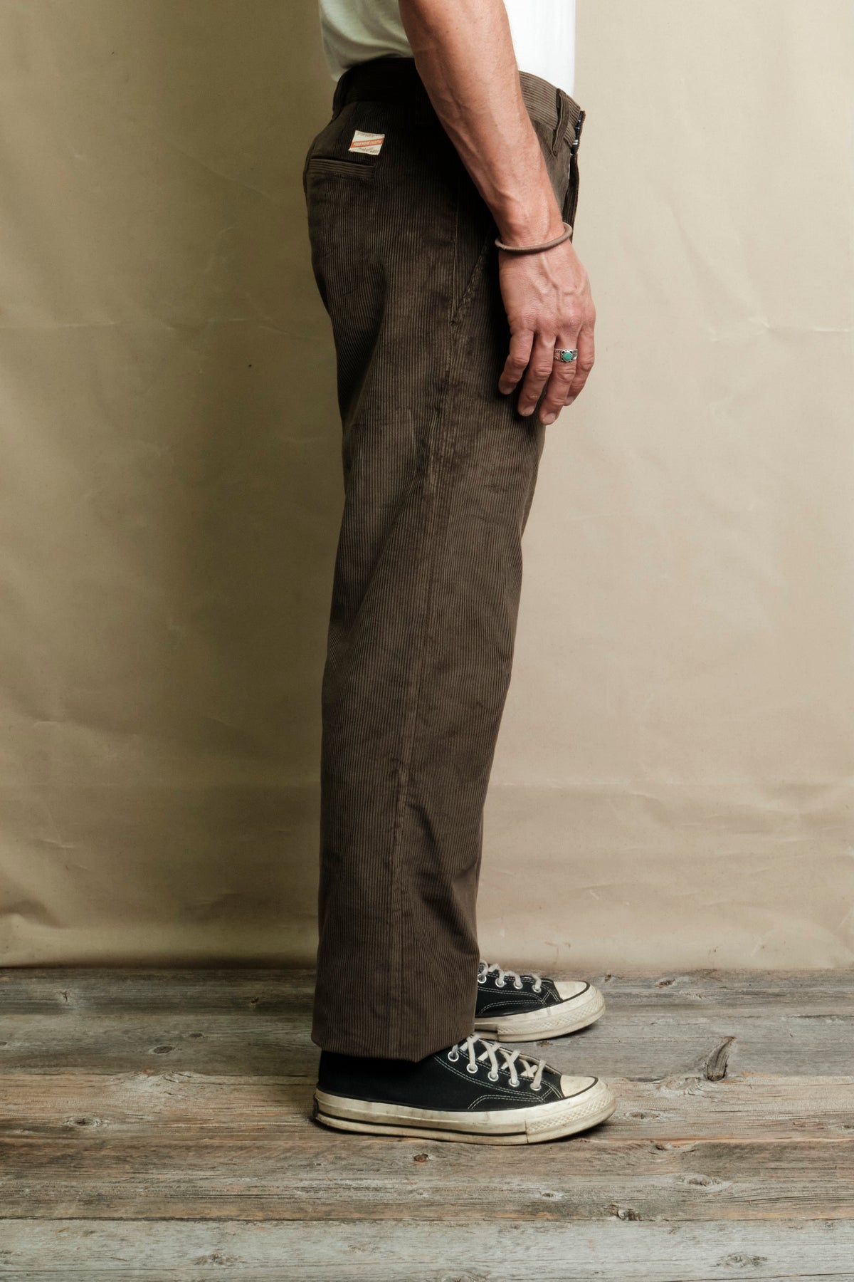 Deck Pant Olive Corduroy