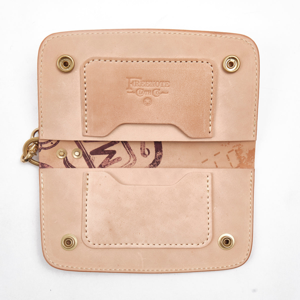 GOLDEN AGE SUPPLY CO. - MARYAM SHELL CORDOVAN UNGLAZED NATURAL - TRUCKER WALLET