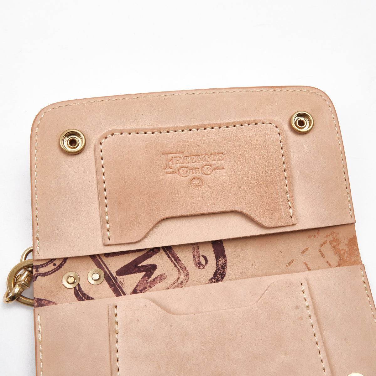 GOLDEN AGE SUPPLY CO. - MARYAM SHELL CORDOVAN UNGLAZED NATURAL - TRUCKER WALLET