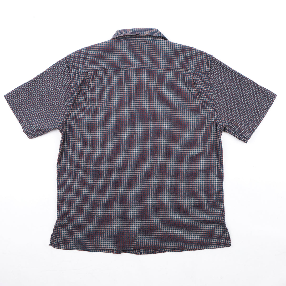 Cayucos Seersucker Blue Plaid