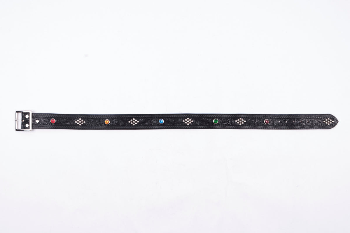Codina Leather - No. 1093 Diamond & Jewel Belt 1 3/4"