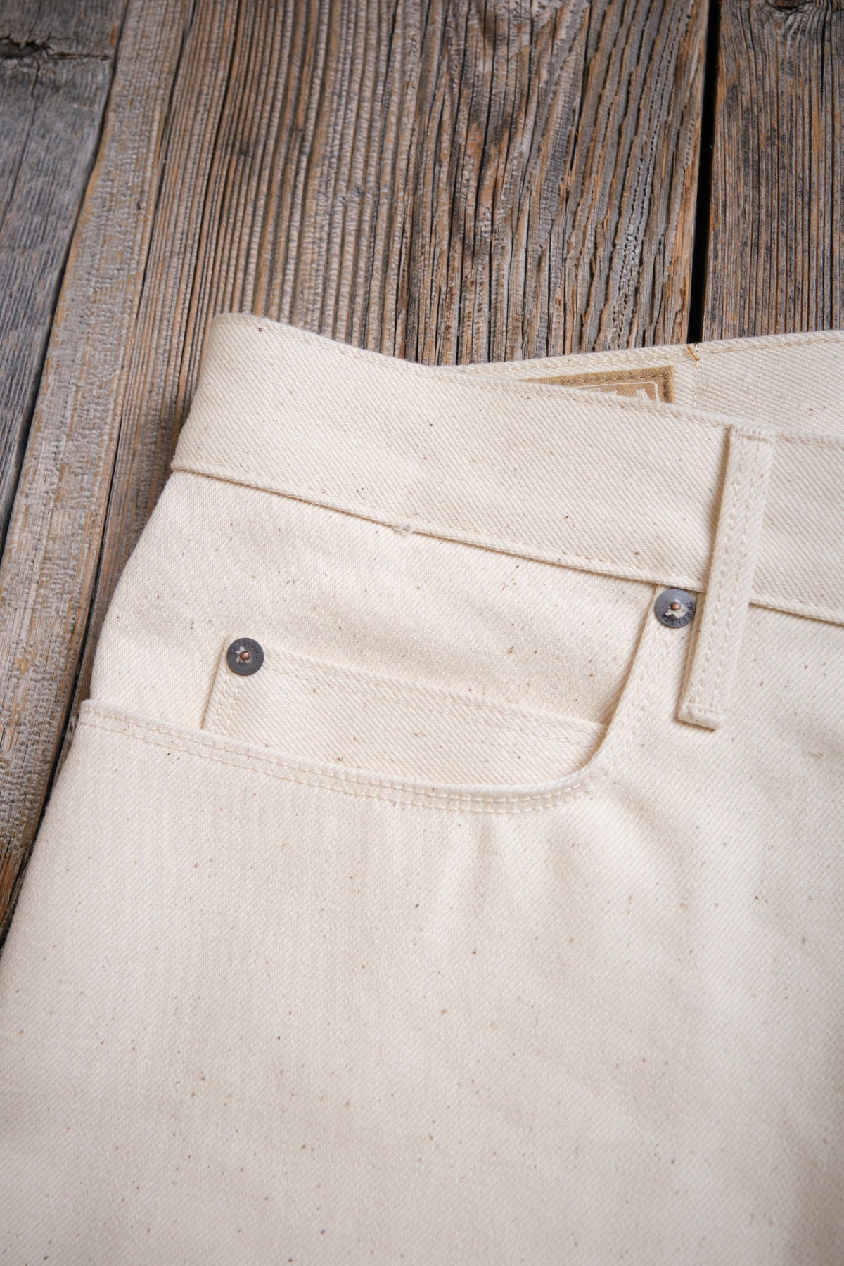 Portola Classic Taper 14 Ounce Ecru Denim
