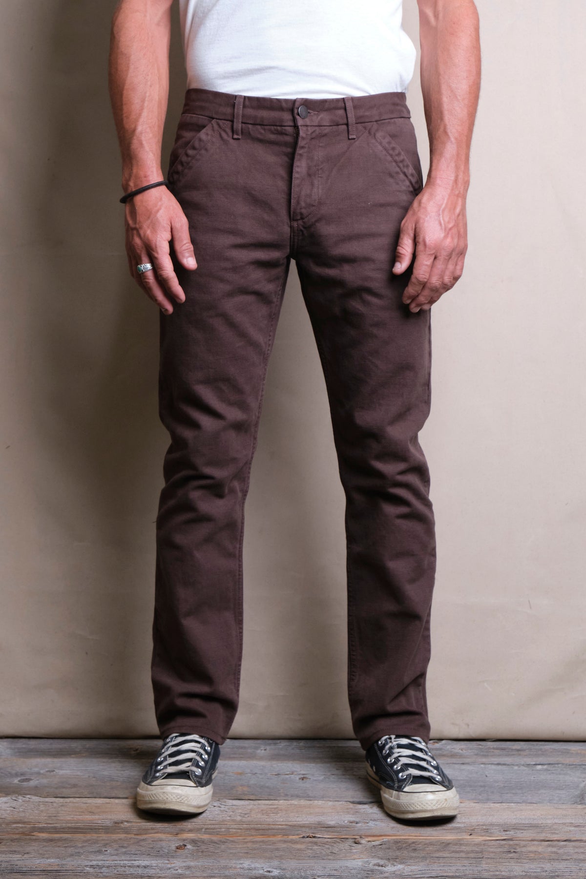 Workers Chino Slim Fit 14 Ounce Slub Bark