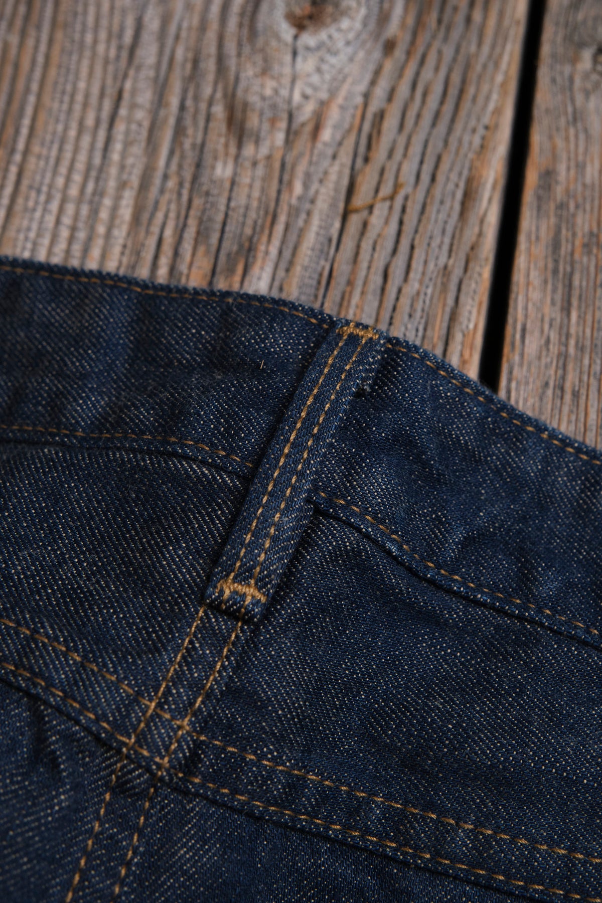 Portola Classic Taper 13 Ounce Natural Rinsed Denim