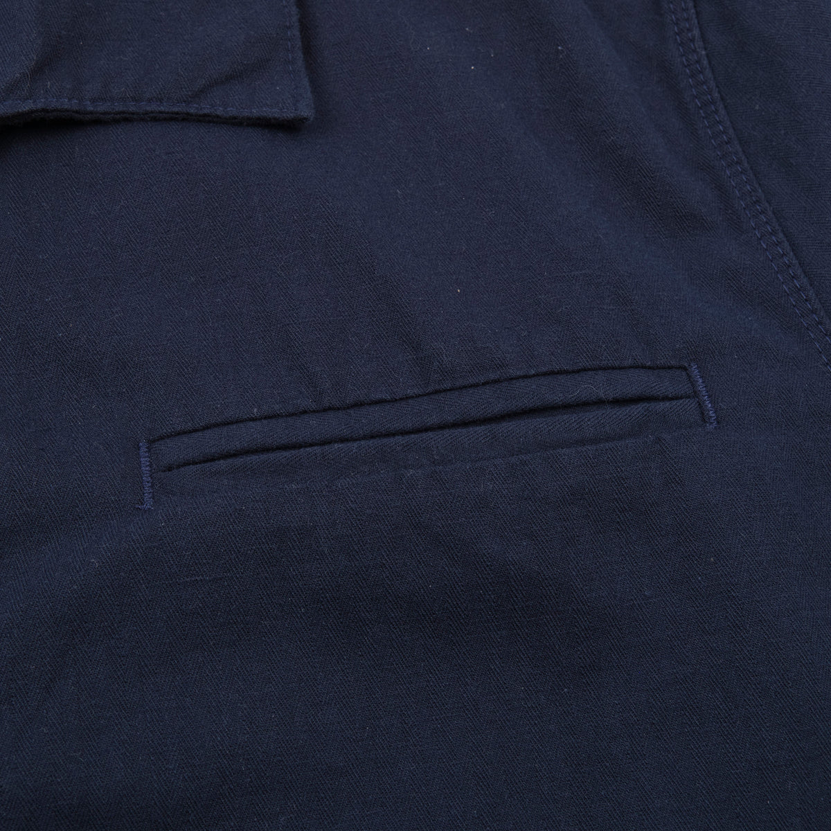 Cayucos Navy Herringbone