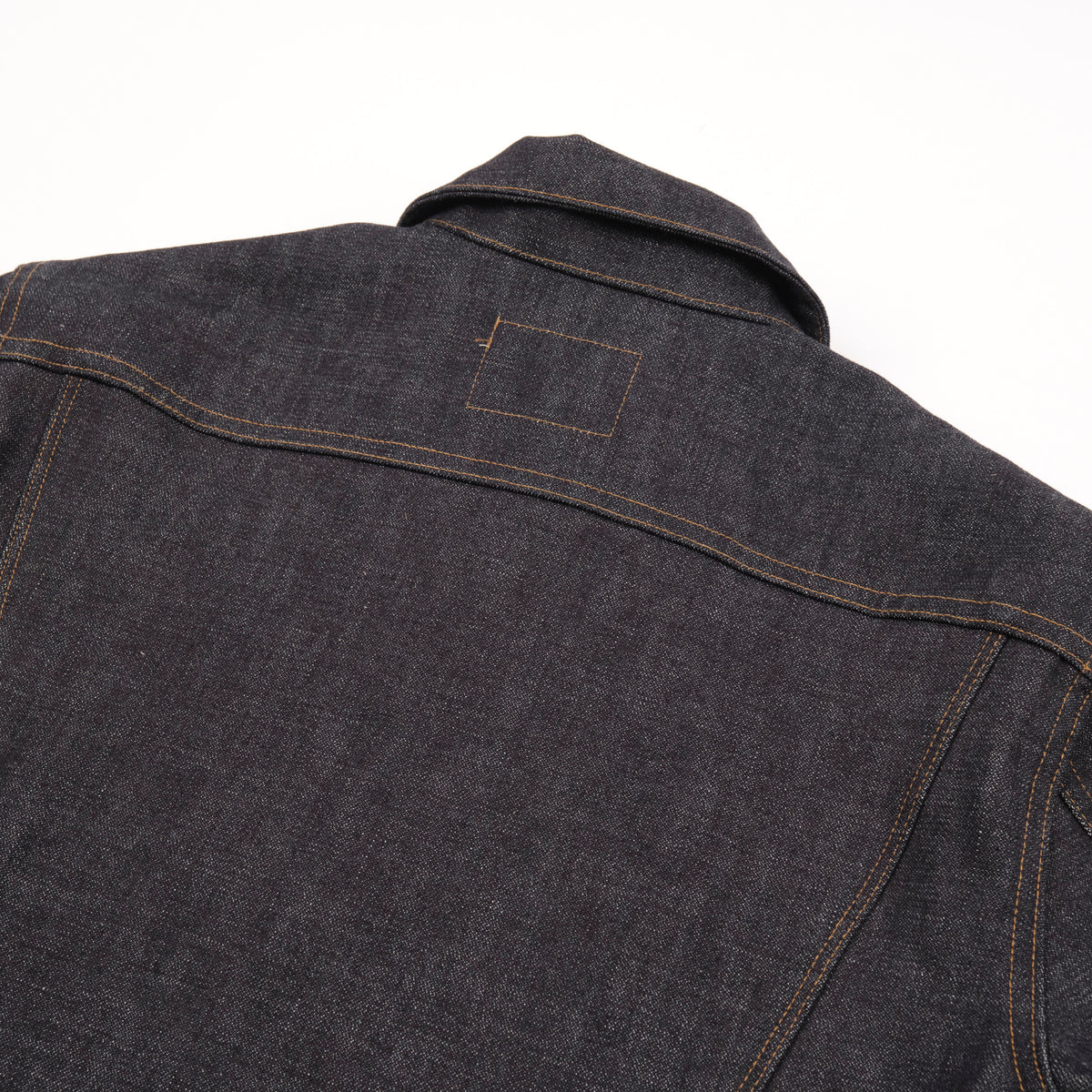 High Low Denim Jacket Broken Twill