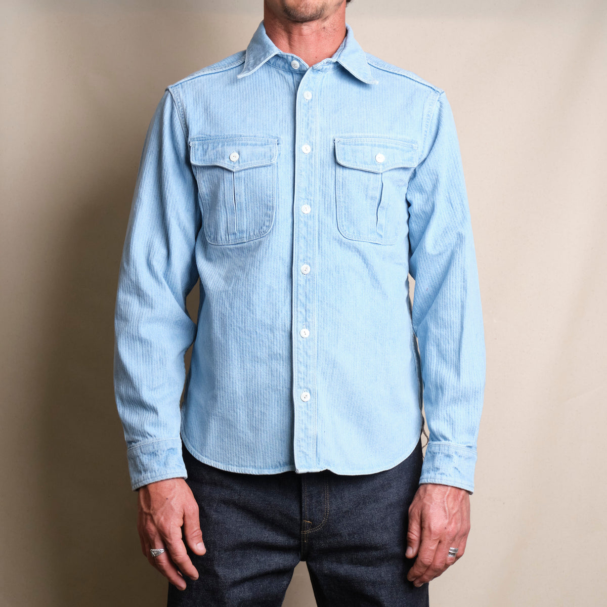 Rancho Bleach Indigo Cord