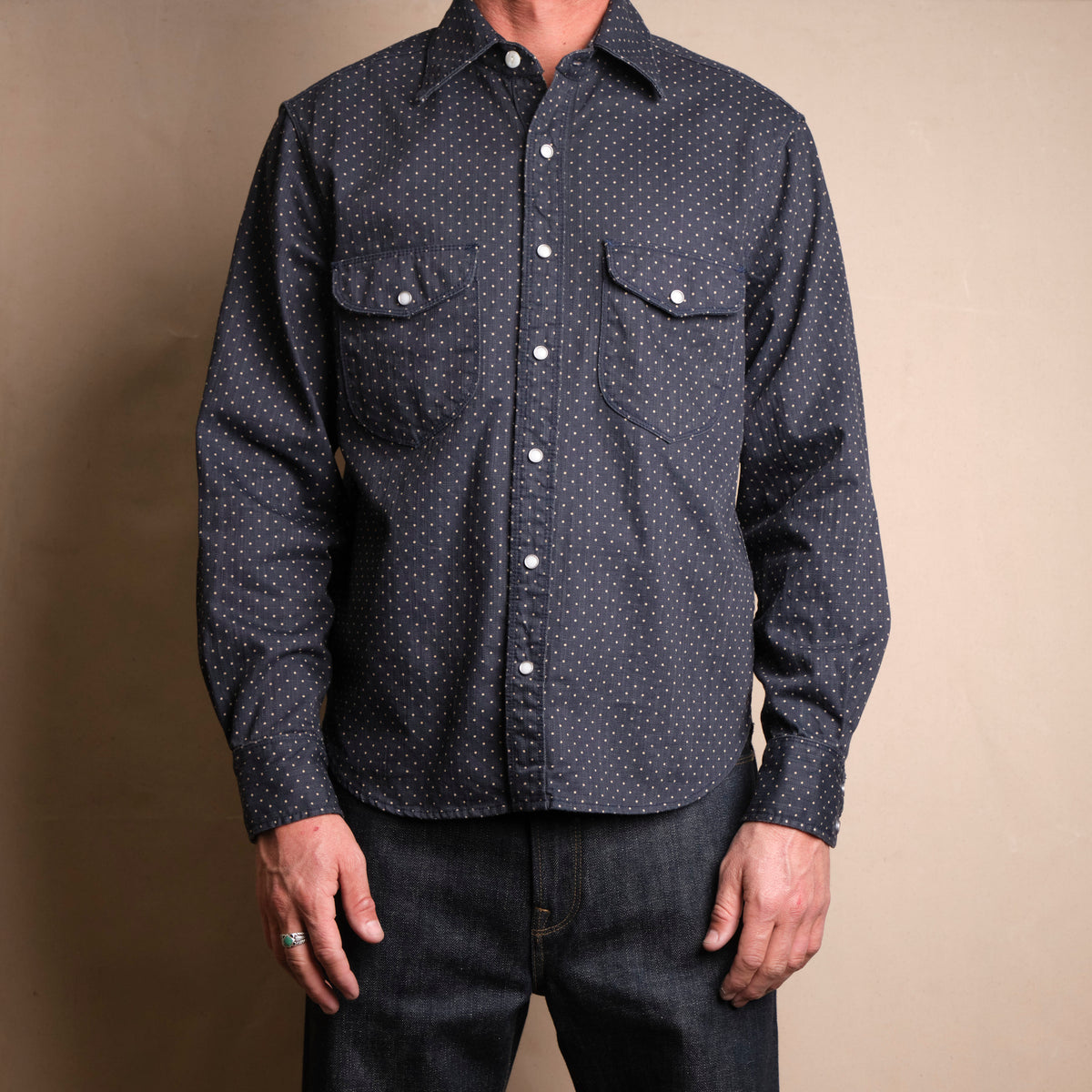 Bodie Navy Polkadot