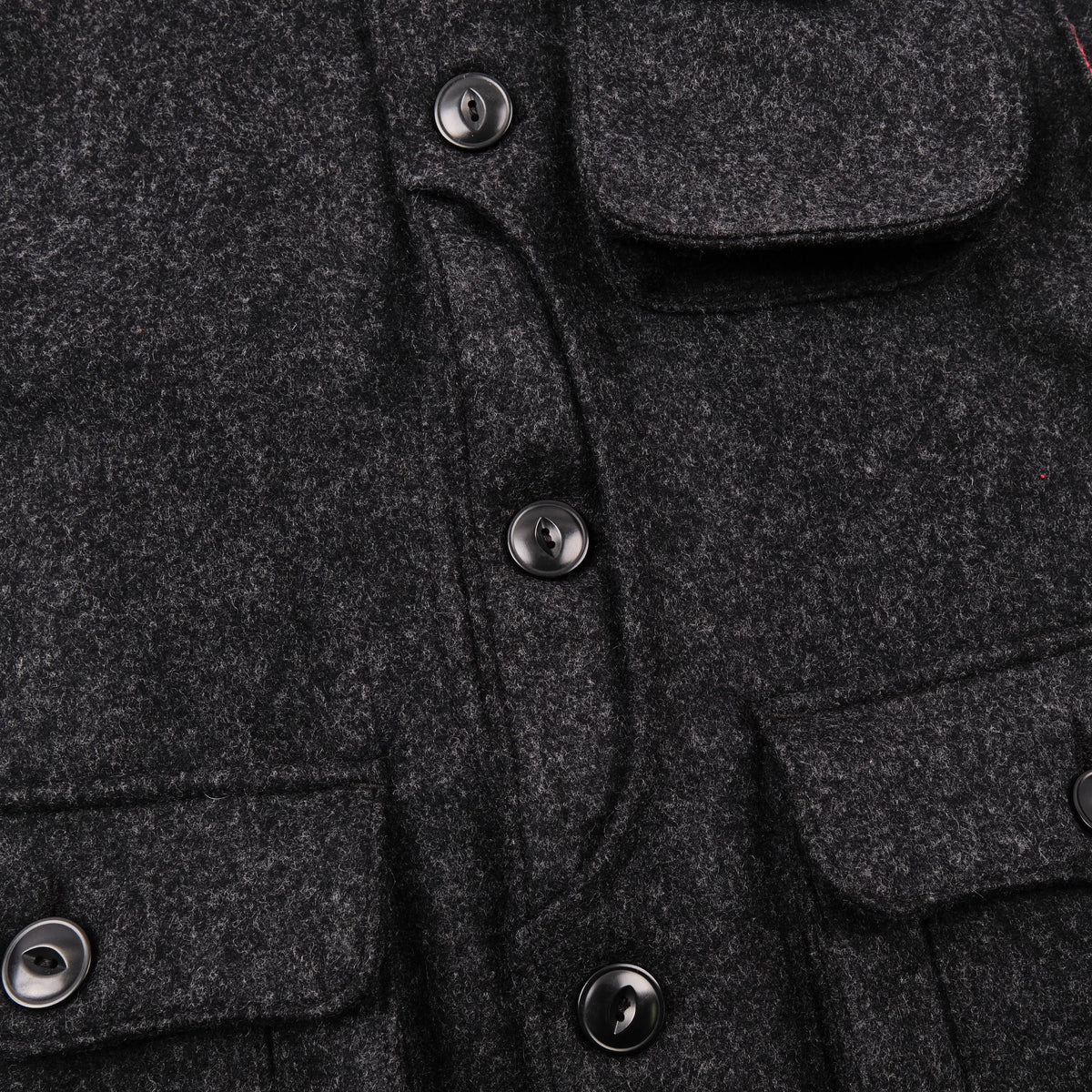Keynot Black Wool Hunting Vest