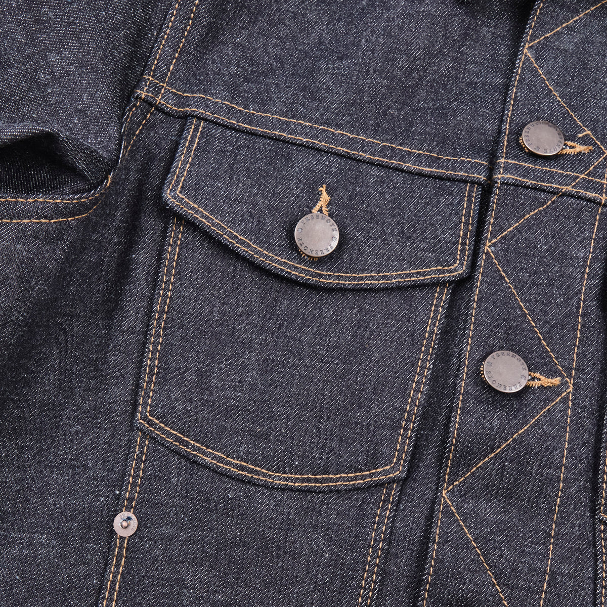 Classic Denim Jacket 15 Ounce Unsinged Denim