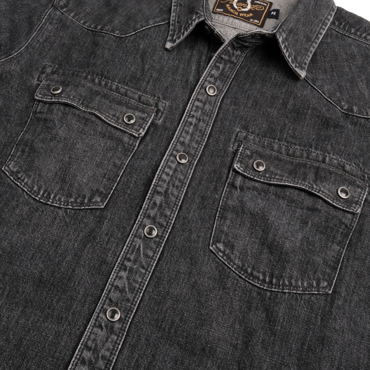 Modern Western 11 Ounce Black Stone Washed Denim