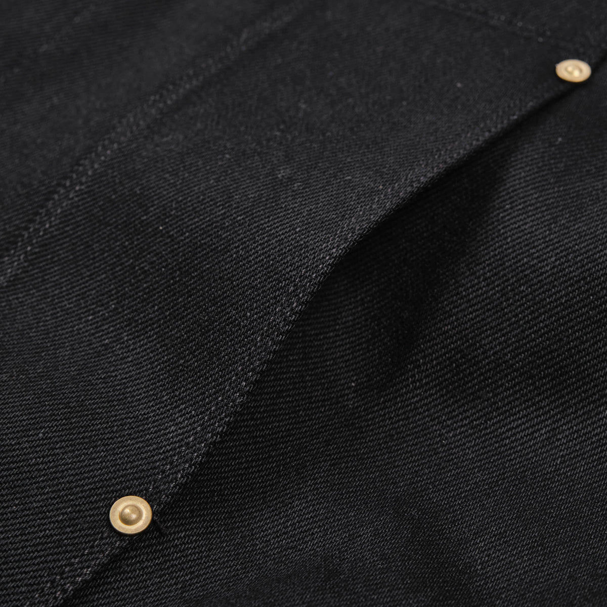 High Low 15.75 Ounce Black Denim Jacket