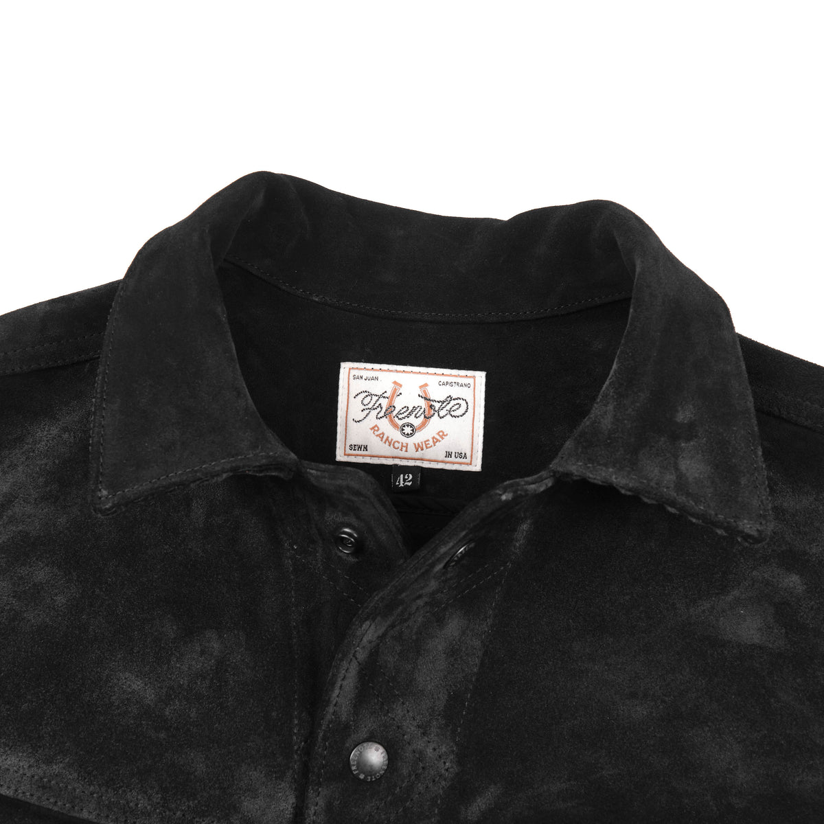 High Low 1.4mm Black Suede Jacket