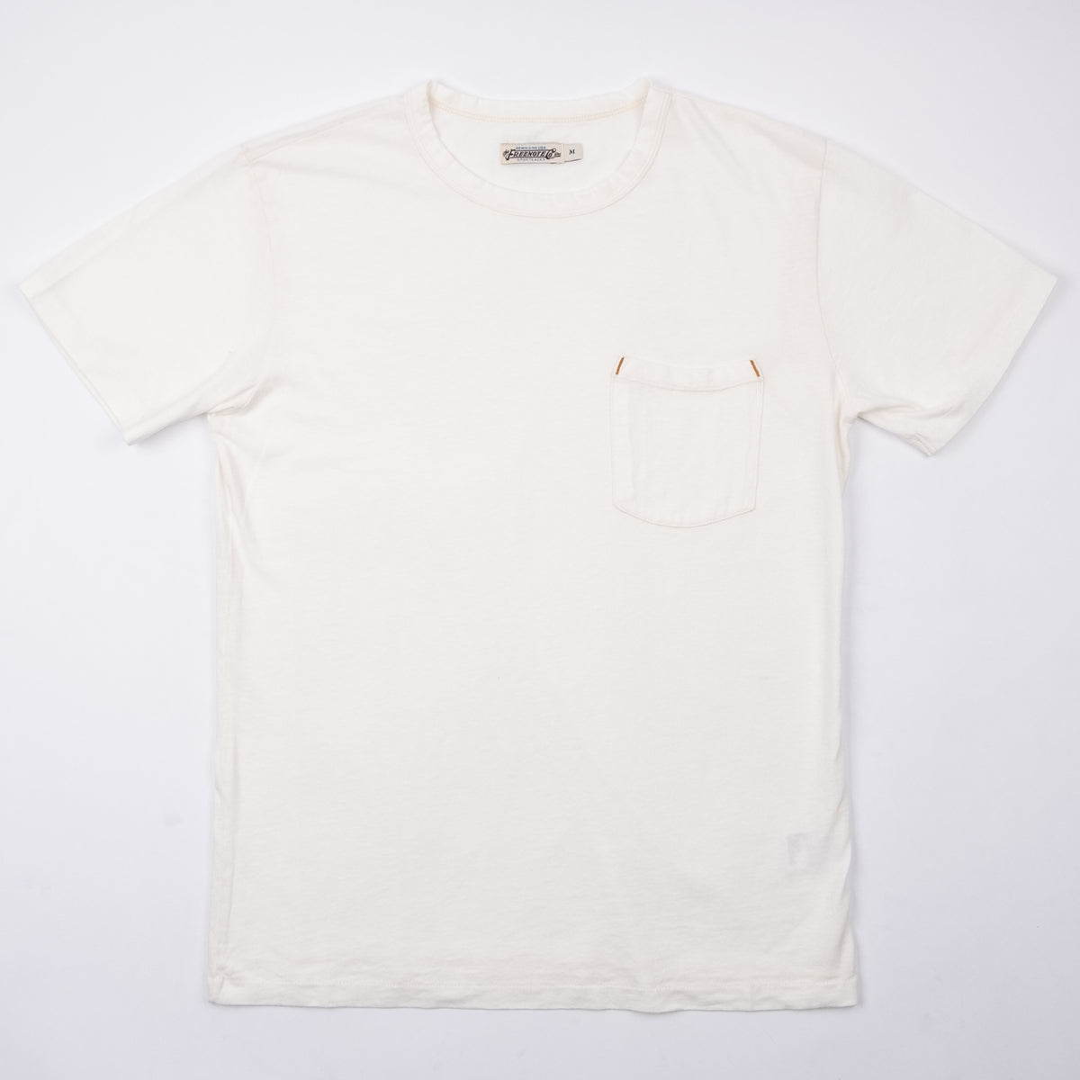 9 Ounce Pocket T-Shirt <span> White </span>