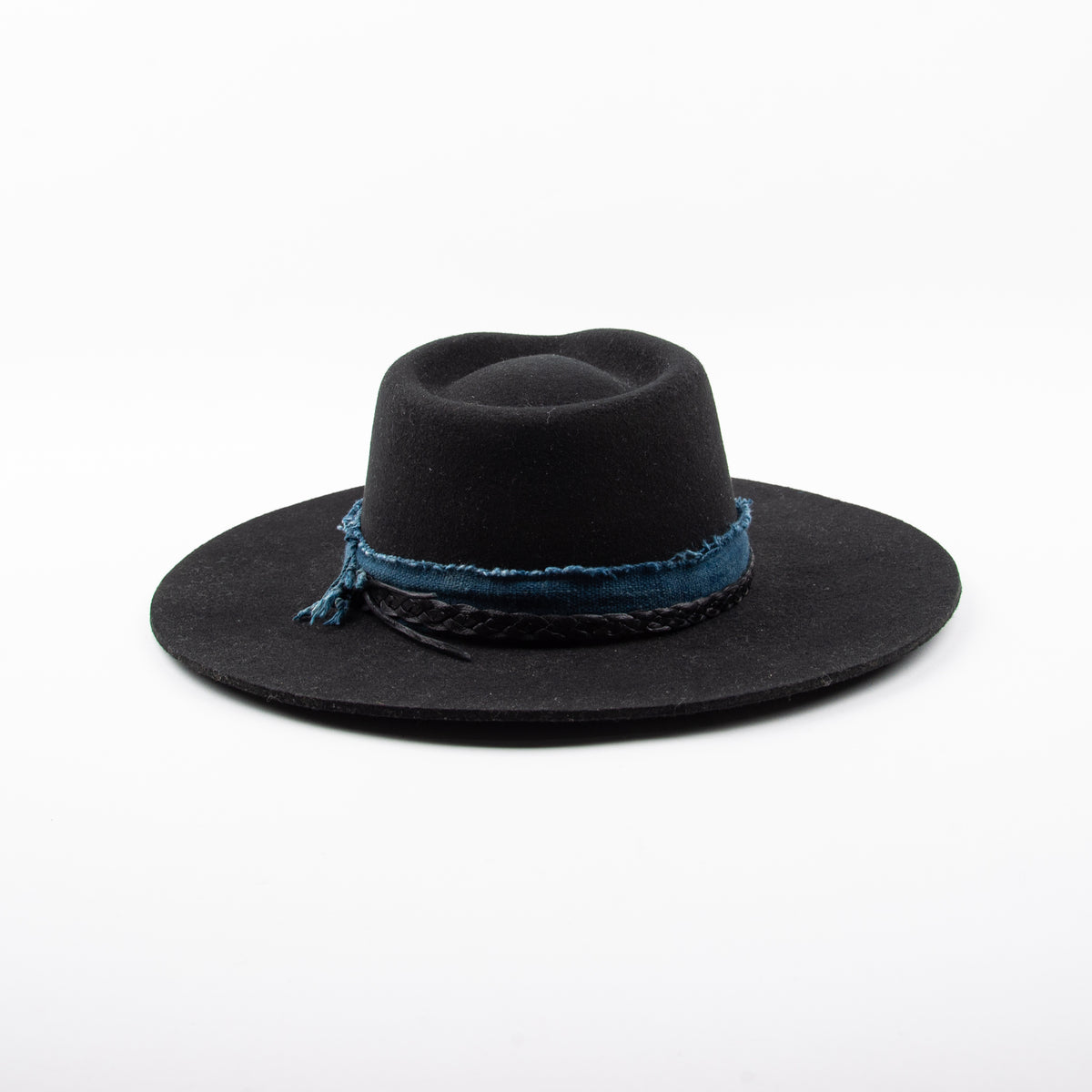 Hampui Teardop Hat <span> Black <span>