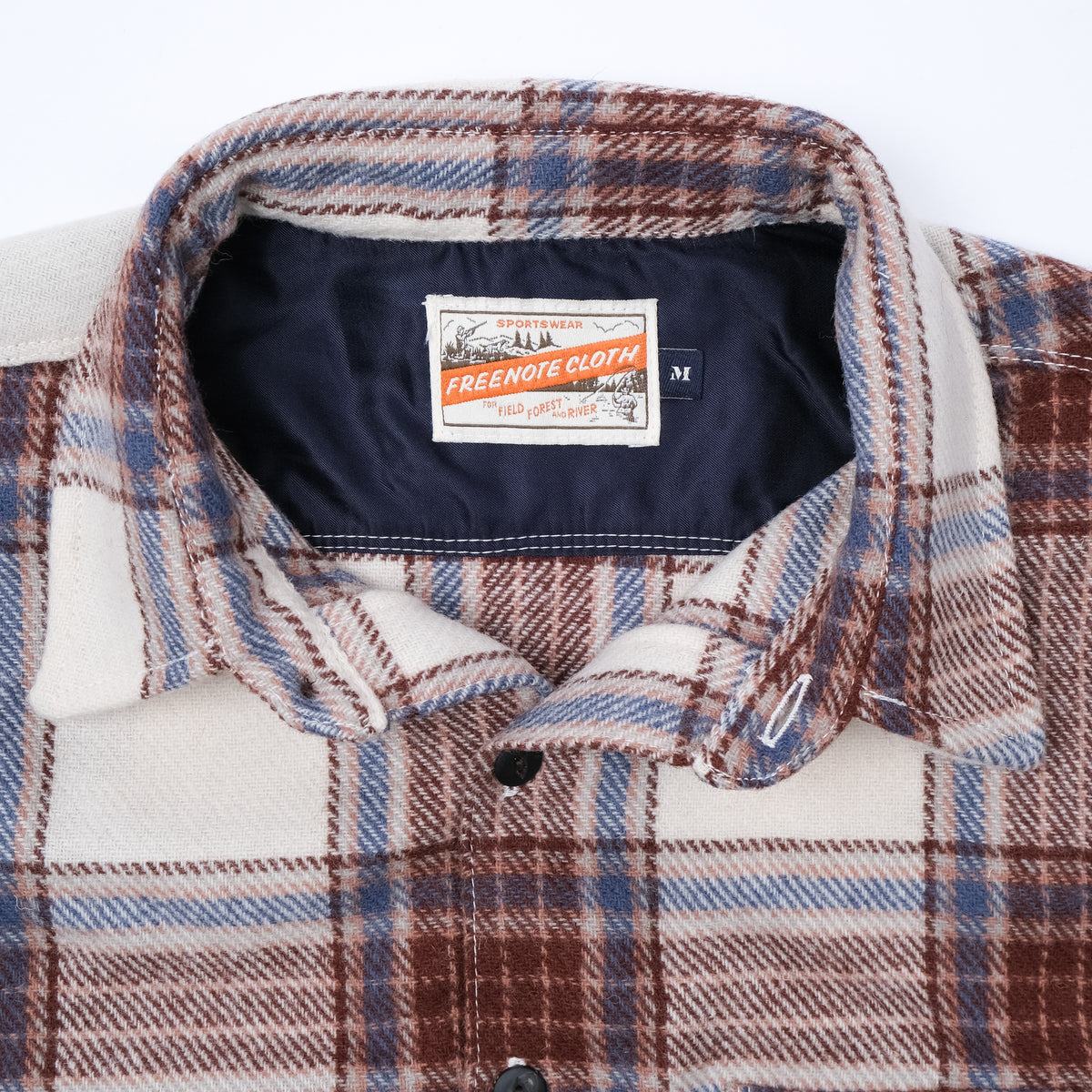 Benson Ivory Wool Plaid