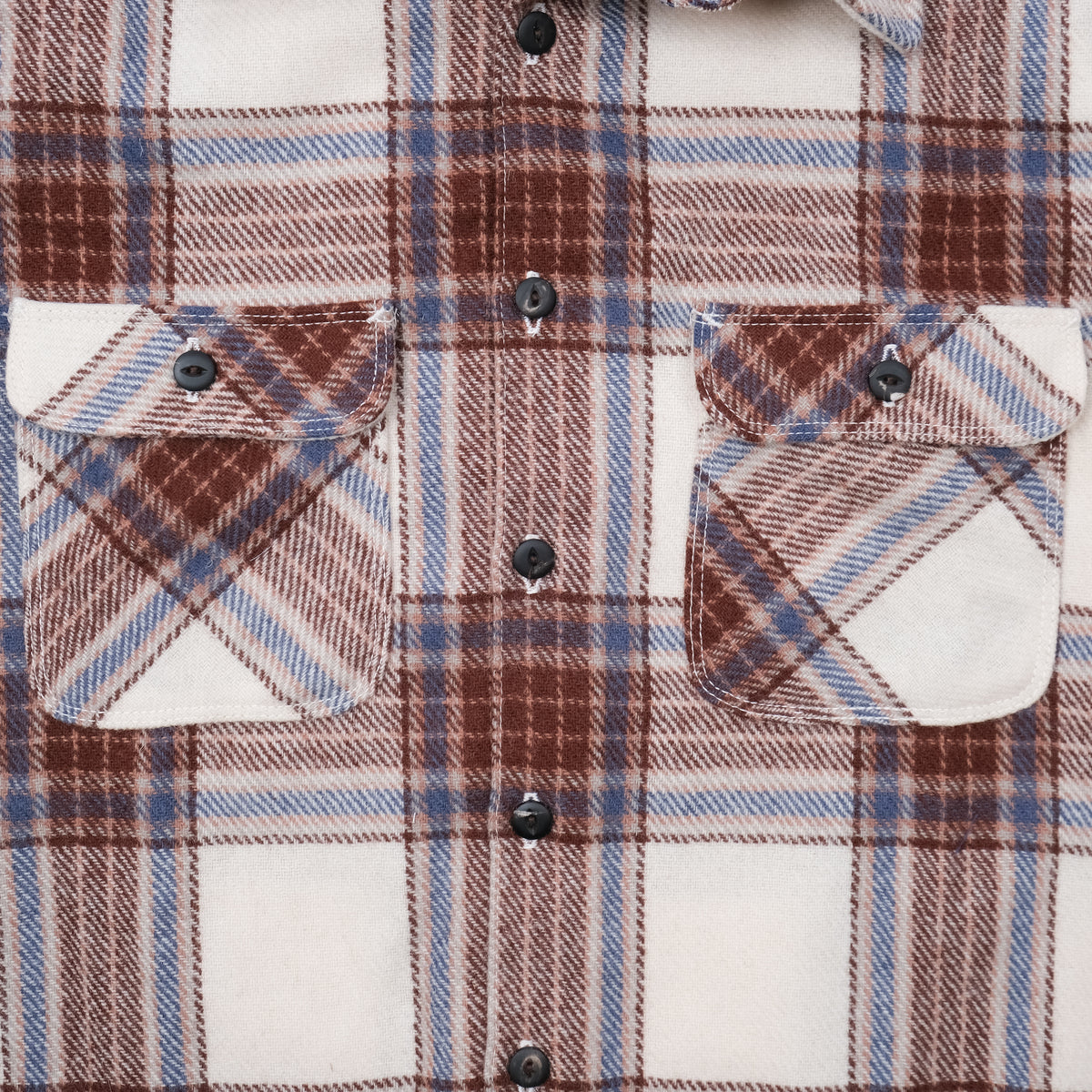 Benson Ivory Wool Plaid