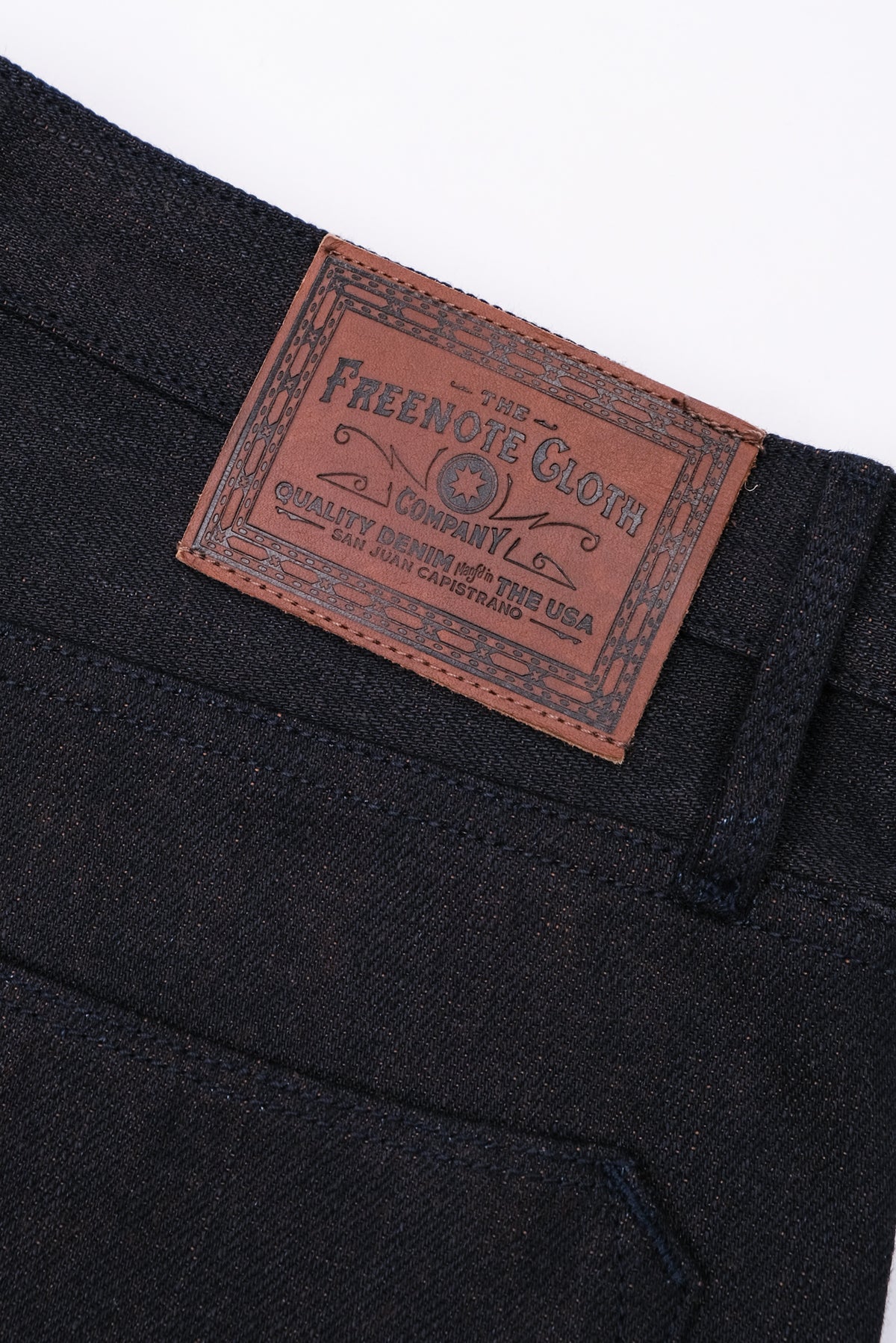 Avila Slim Taper <span> 16 ounce Indigo Brown Denim</span>