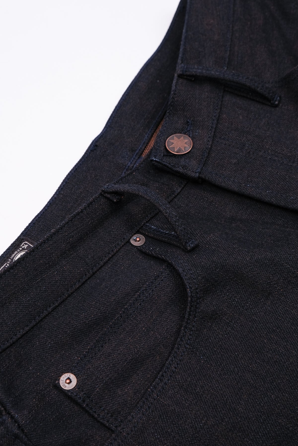 Avila Slim Taper <span> 16 ounce Indigo Brown Denim</span>
