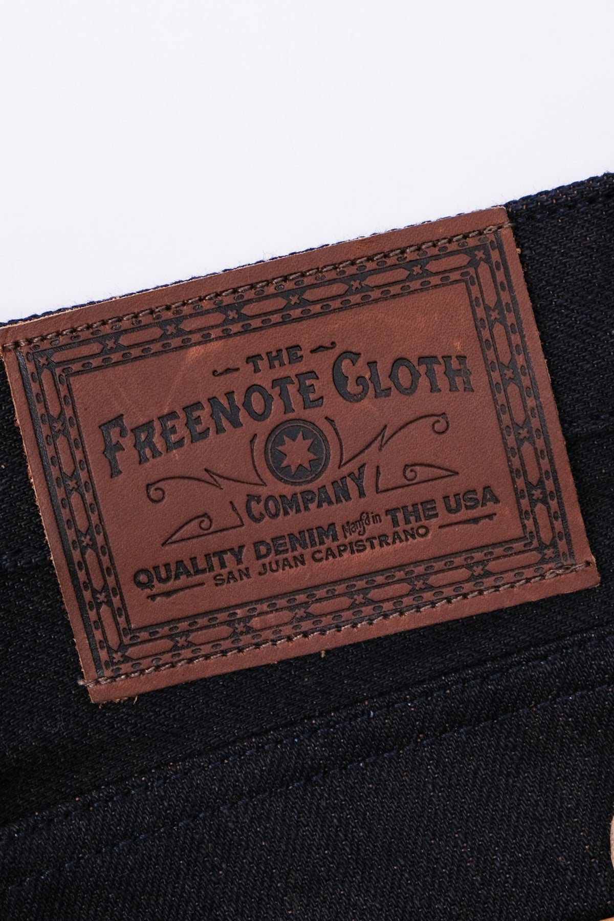 Portola Classic Taper <span> 16 Ounce Indigo Brown Denim </span>