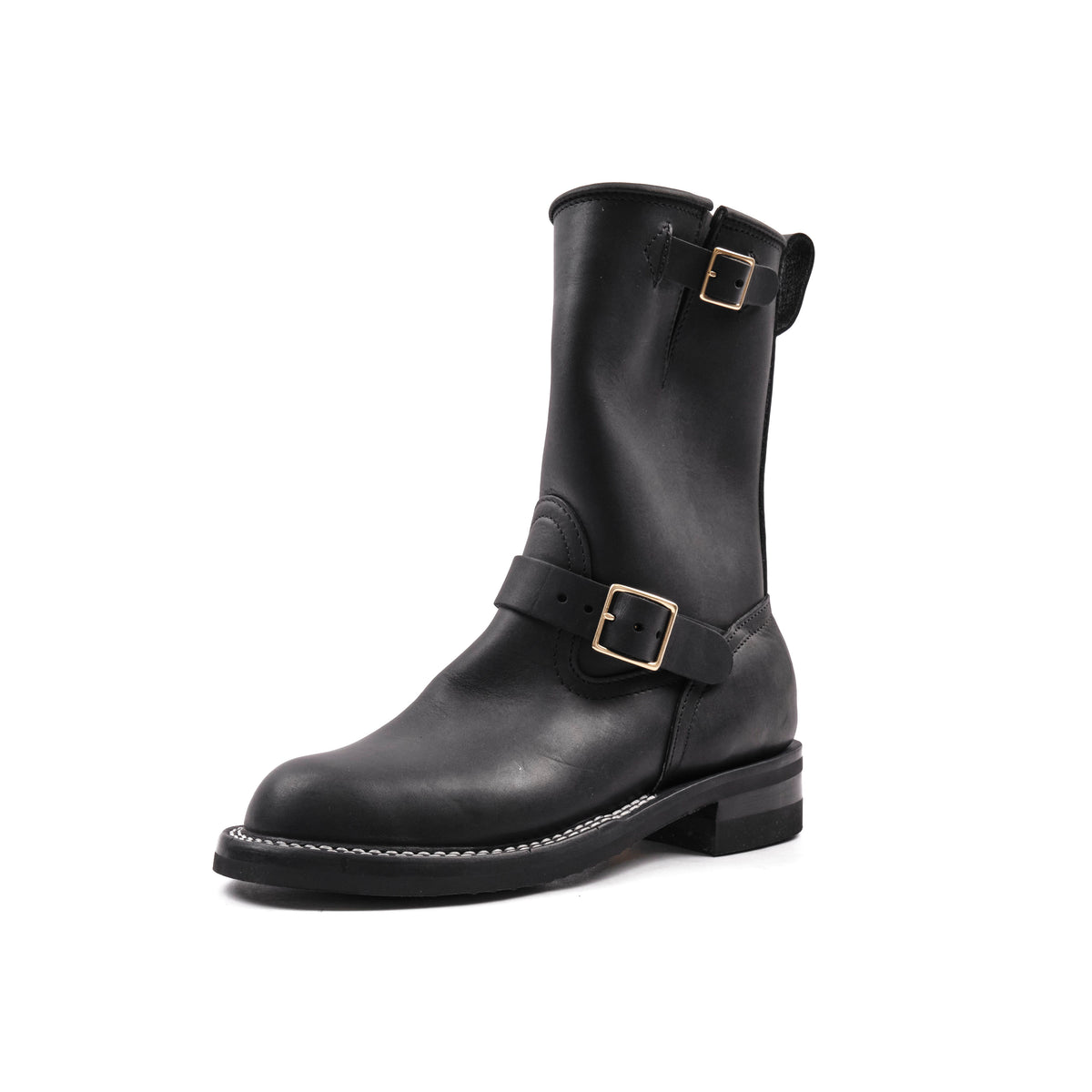 NICKS BOOTS - THE BRAKEMAN ENGINEER - HORWEEN SPOKANE BLACK