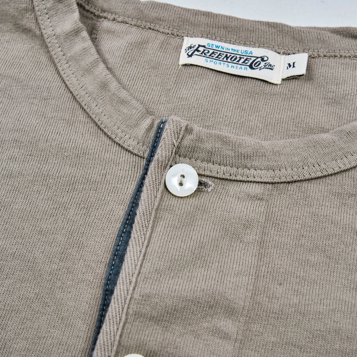 13 Ounce Henley L/S Fog