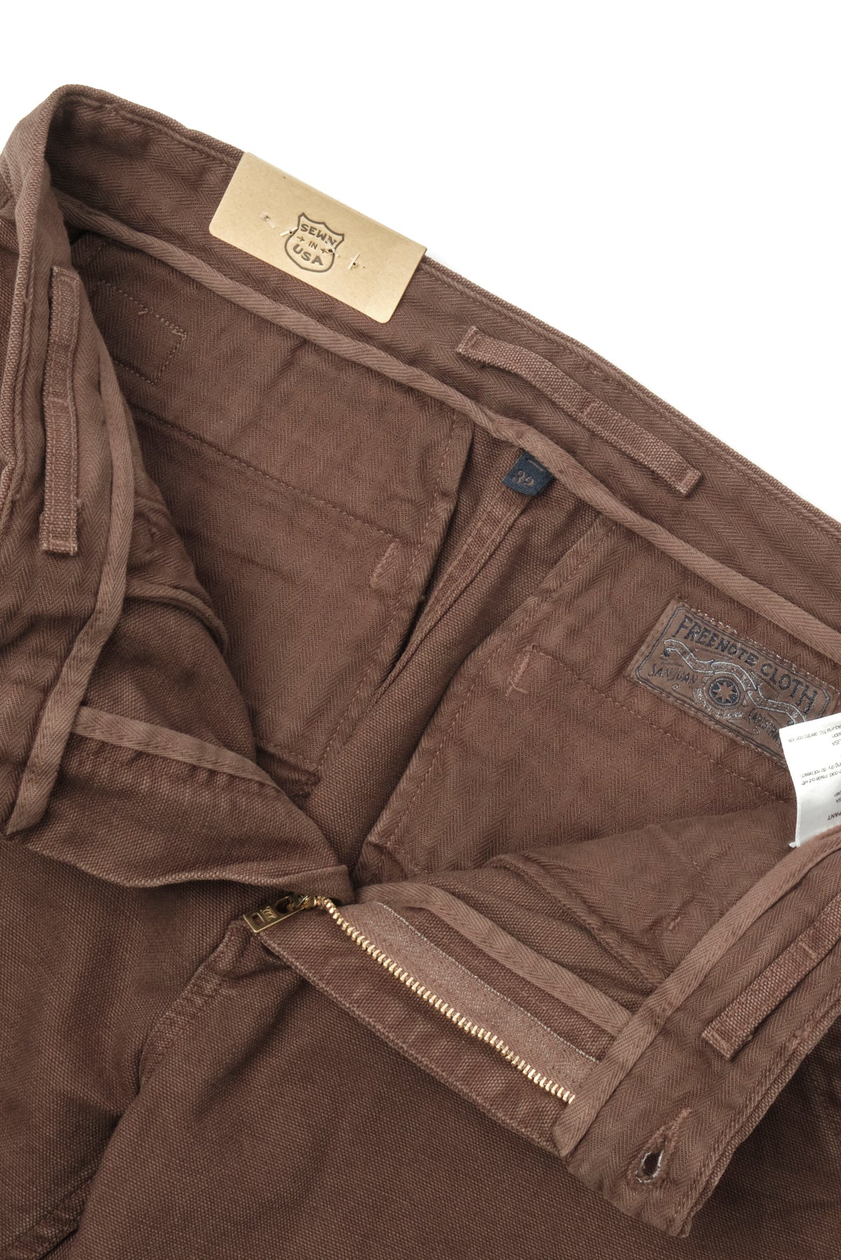Workers Chino Slim Fit  14 Ounce Slub Bark