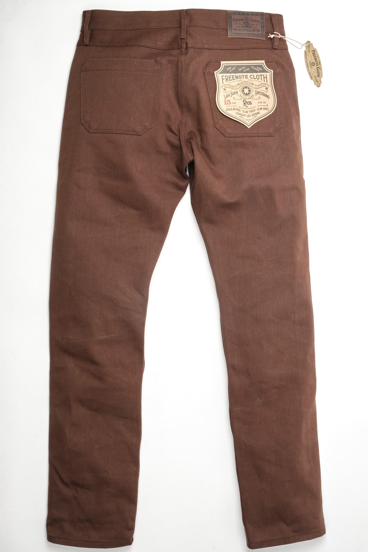 Rios 15 Ounce Dark Brown Denim