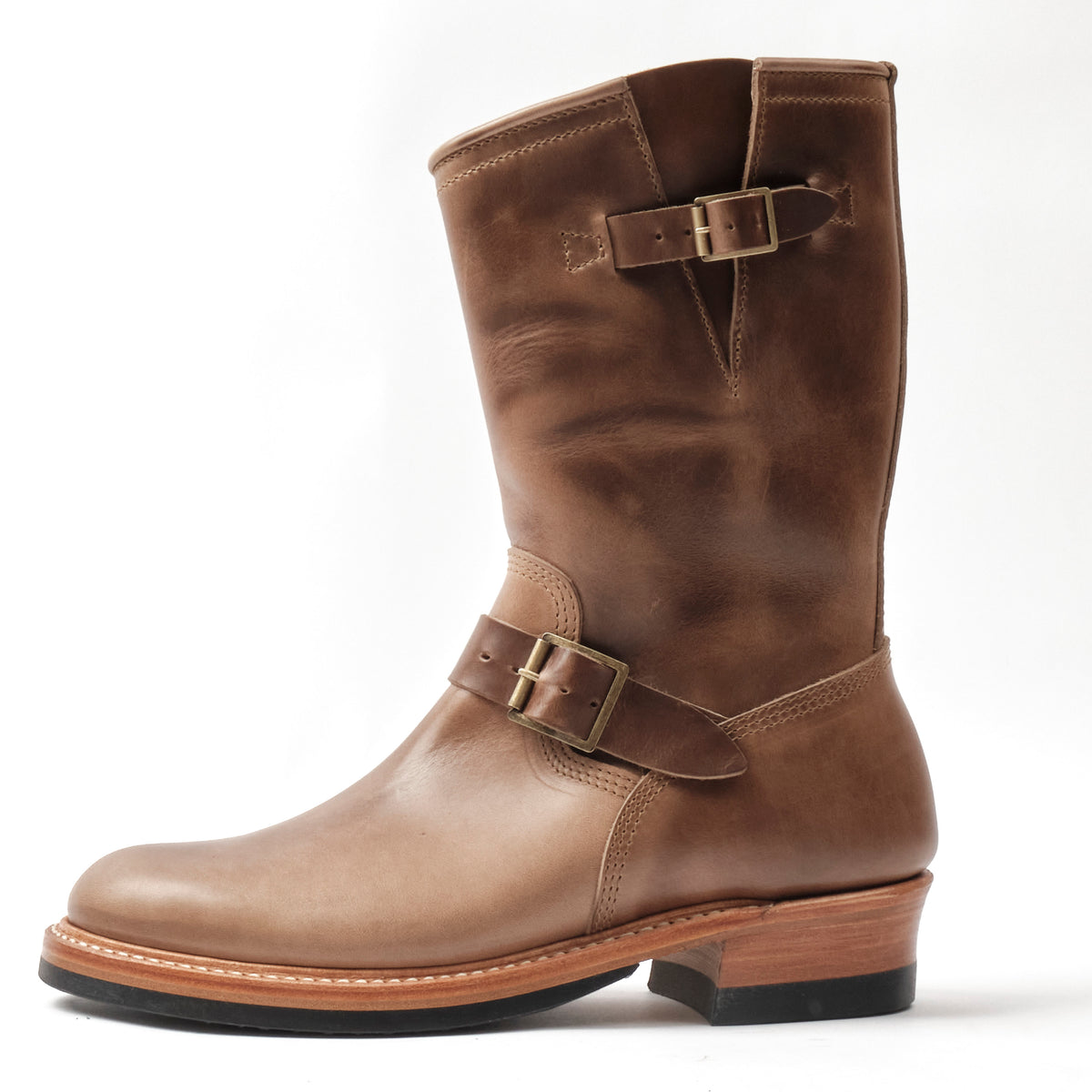 John Lofgren Wabash Engineer Boots Horween Chromexcel Natural