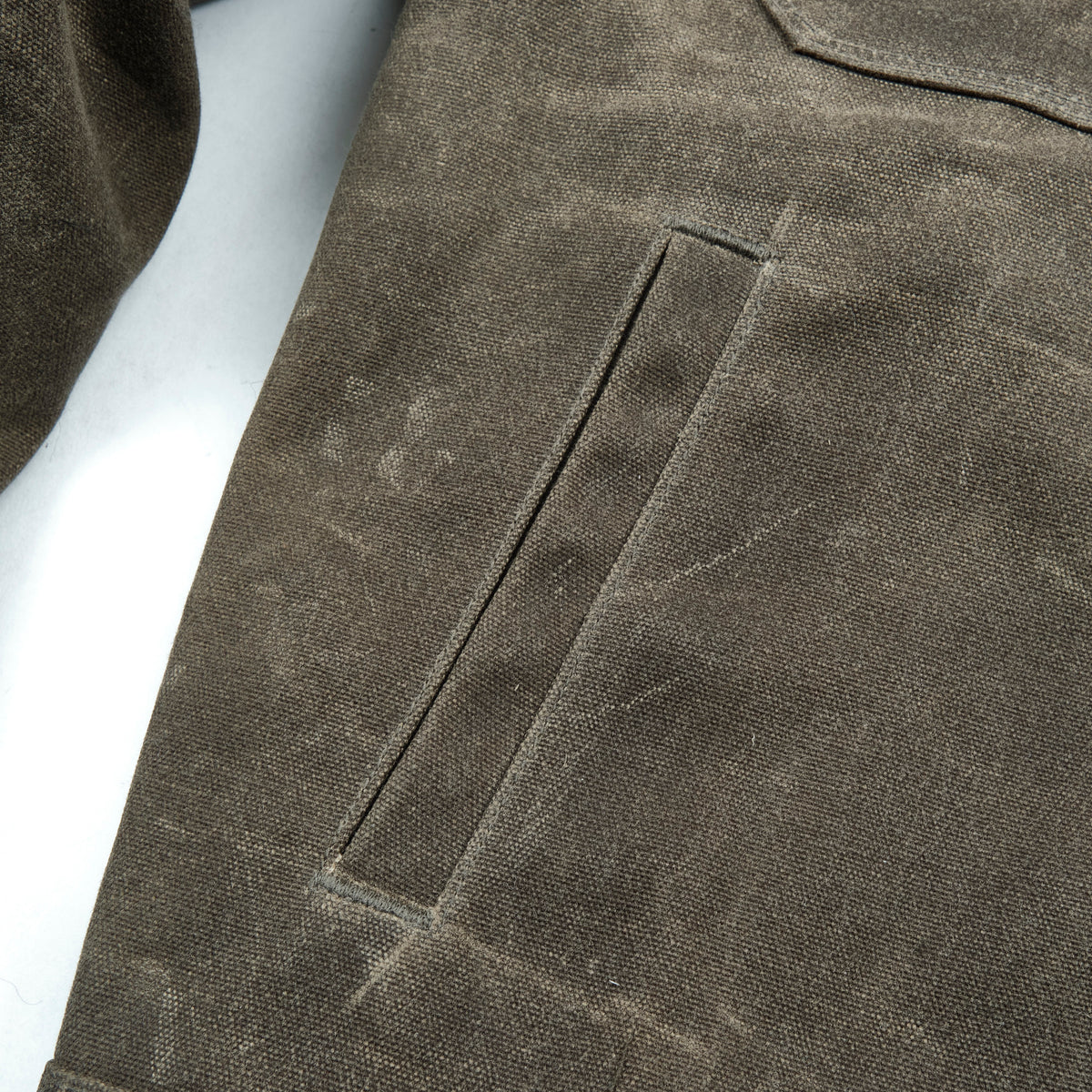 Riders Jacket Heavy Waxed Canvas Tobacco Wool