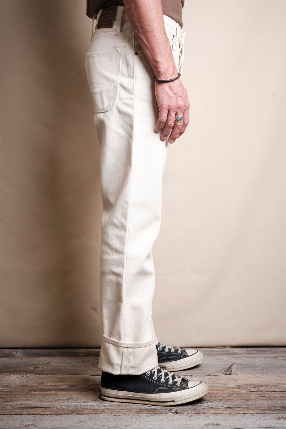 Belford Straight <span>14 Ounce Ecru Denim</span>