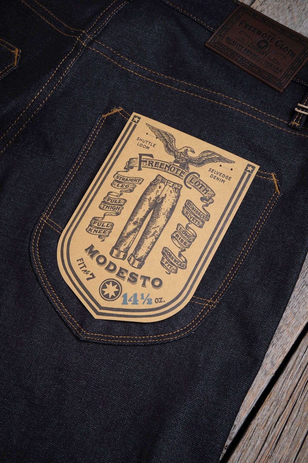 Modesto 14.50 Ounce Kaihara Denim