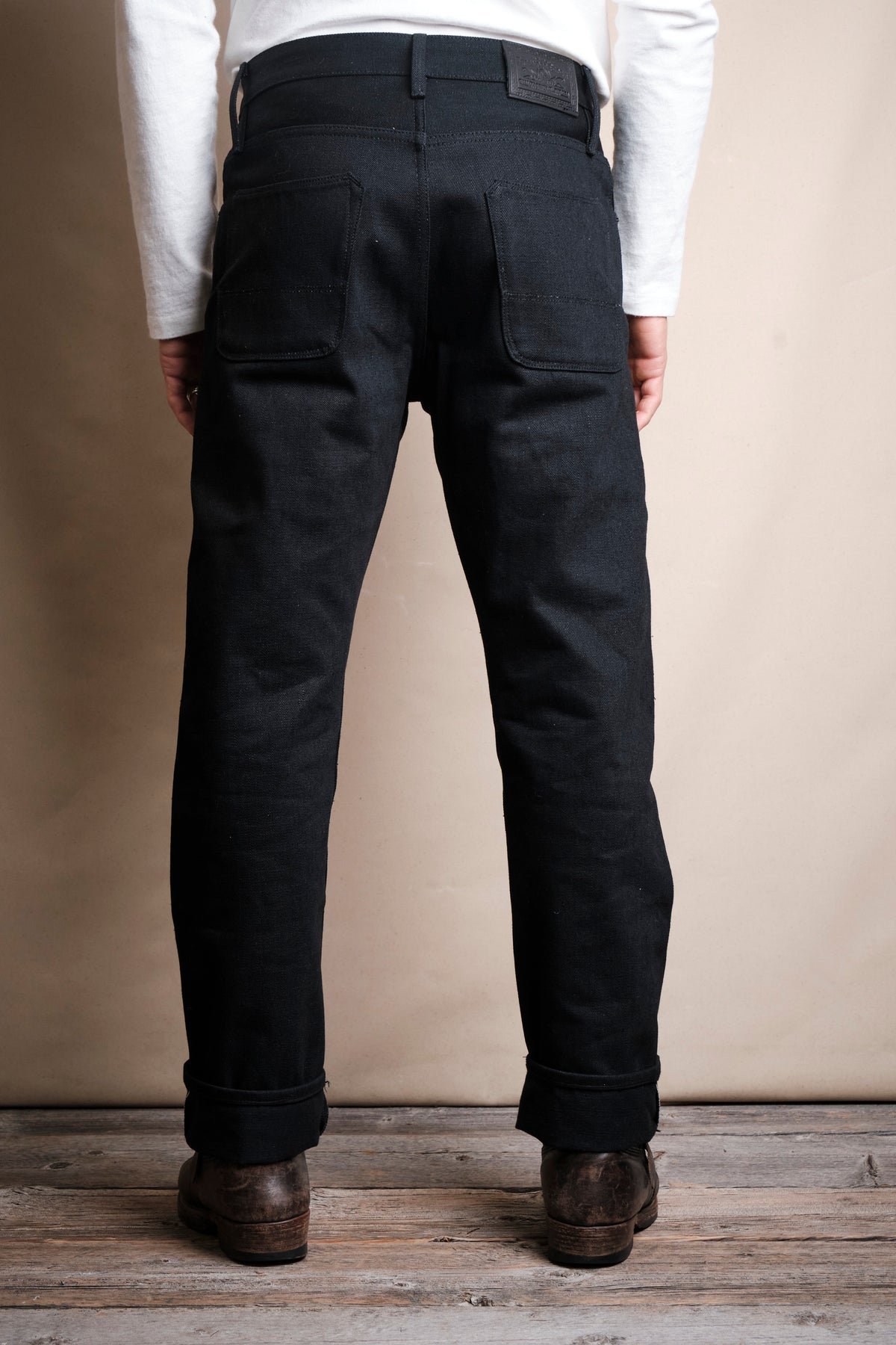 Belford Straight 17 Ounce Black Denim