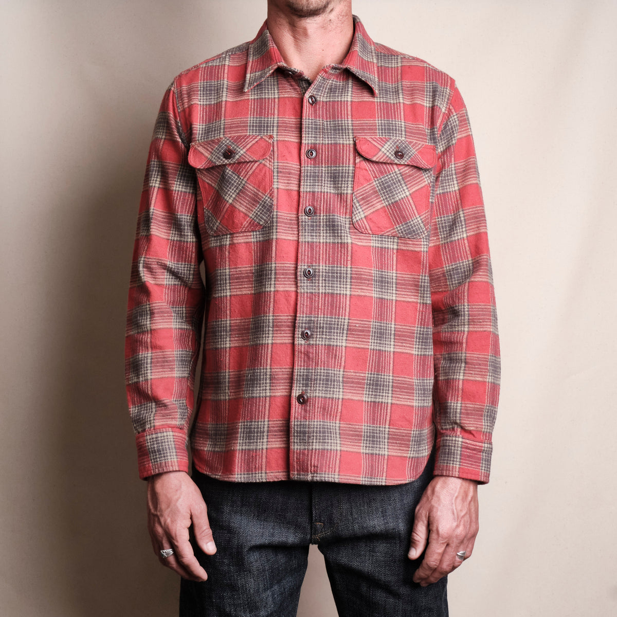 Jepson Dusty Red Plaid