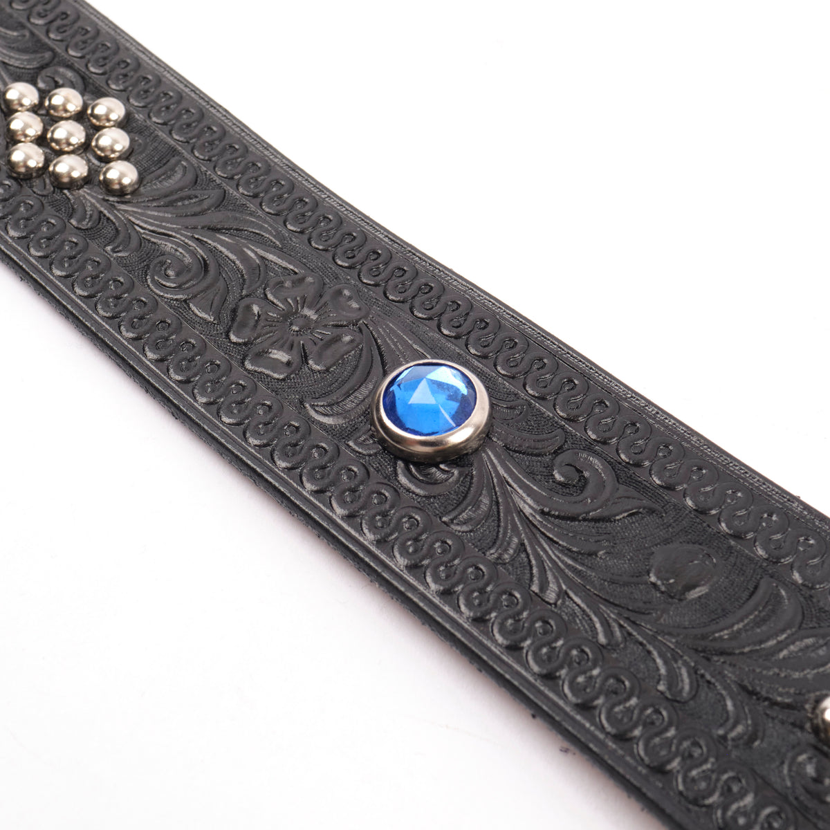 Codina Leather - No. 1093 Diamond & Jewel Belt 1 3/4"