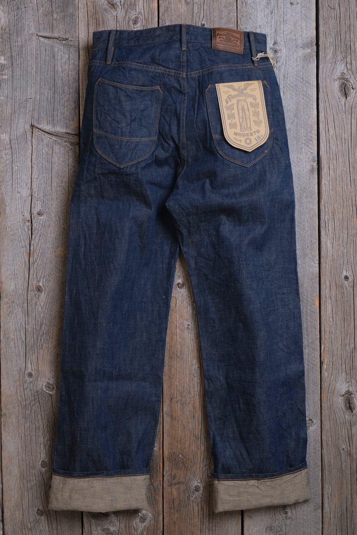 Modesto 13 Ounce Natural Rinsed Denim