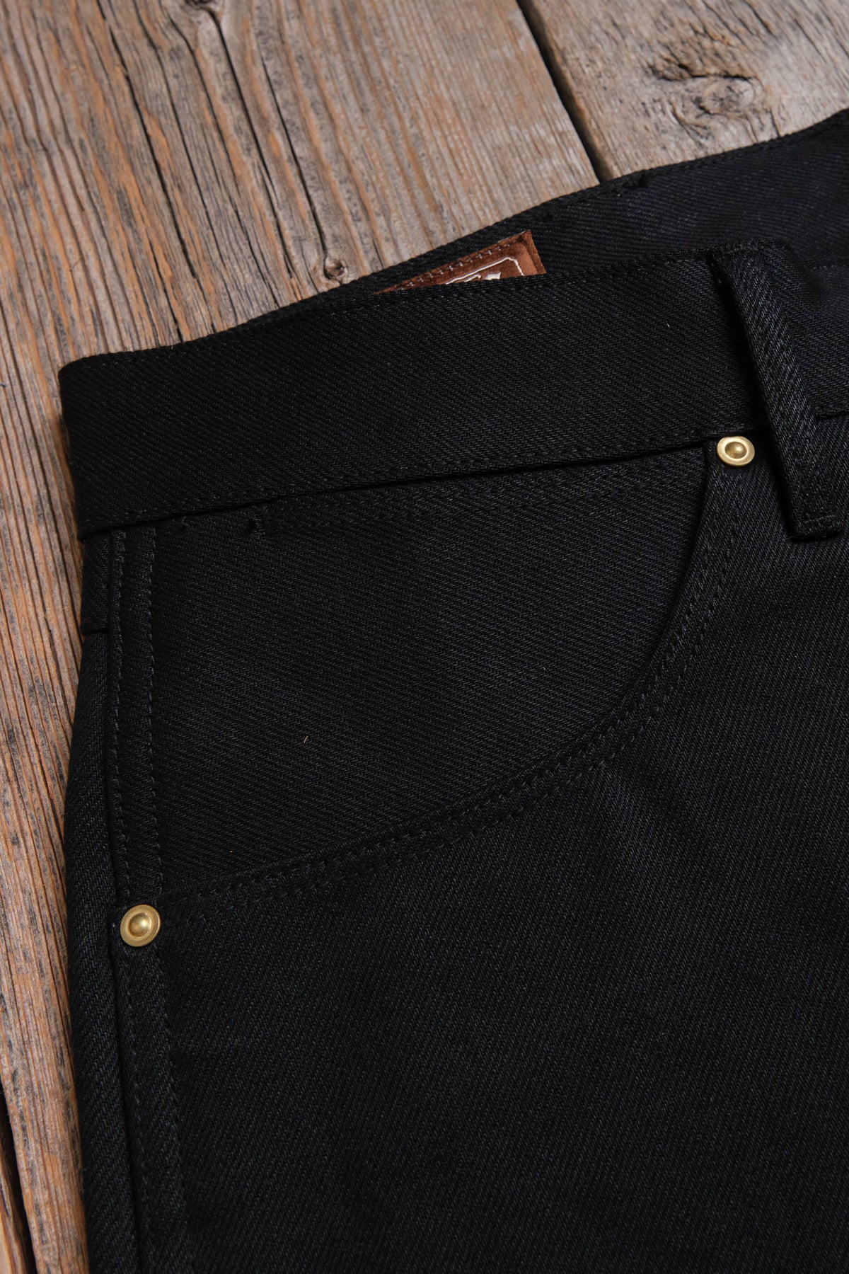Wilkes Western 14 Ounce Black Denim