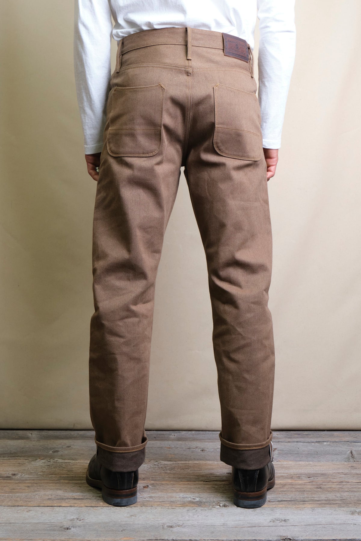 Trabuco Classic Straight <span> 15 Ounce Brown Denim </span>
