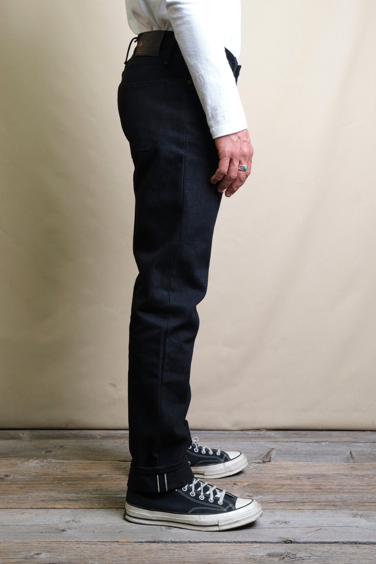 Portola Classic Taper <span> 17 Ounce Black Denim </span>