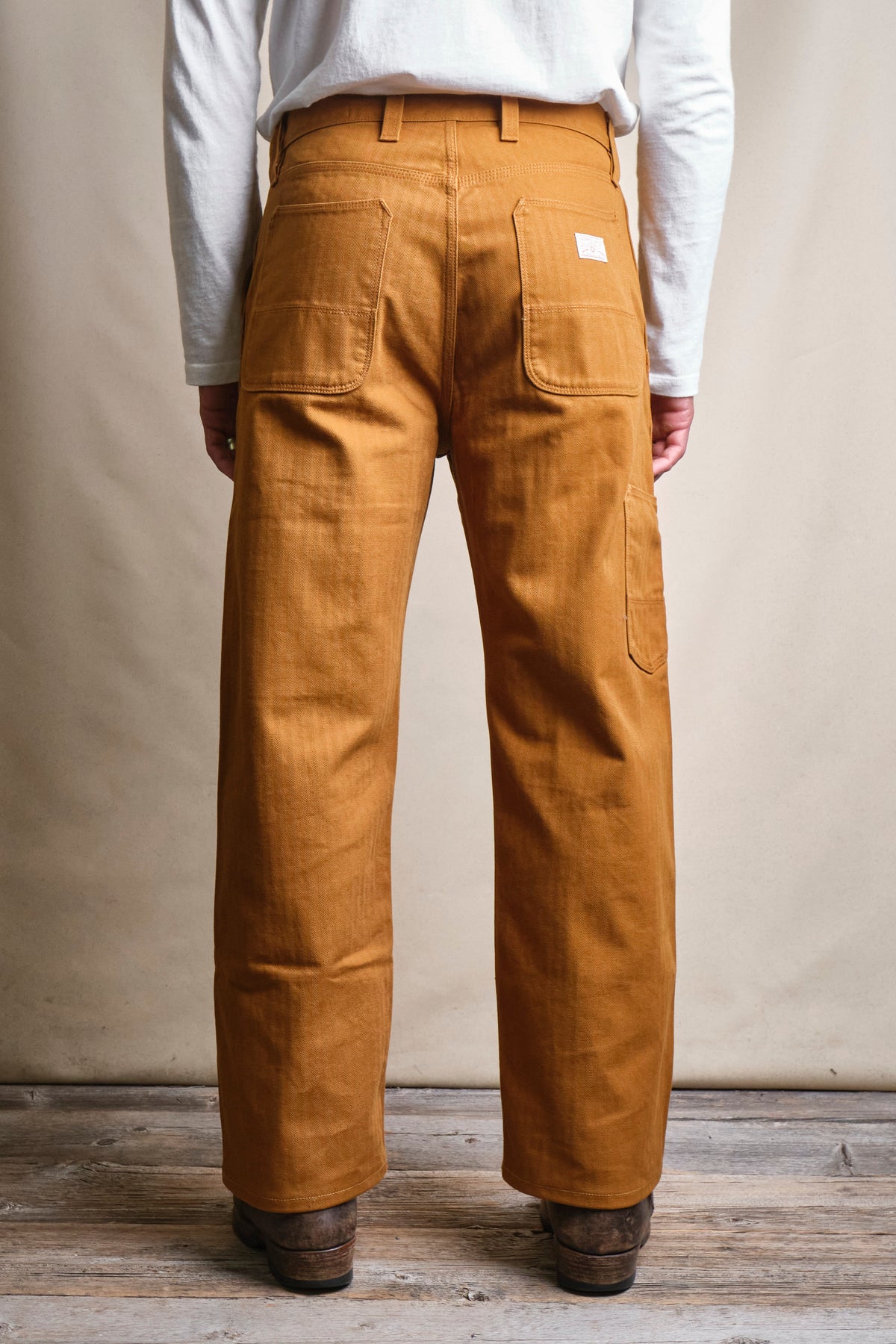 Ortega Pant 13 Ounce Rust Herringbone