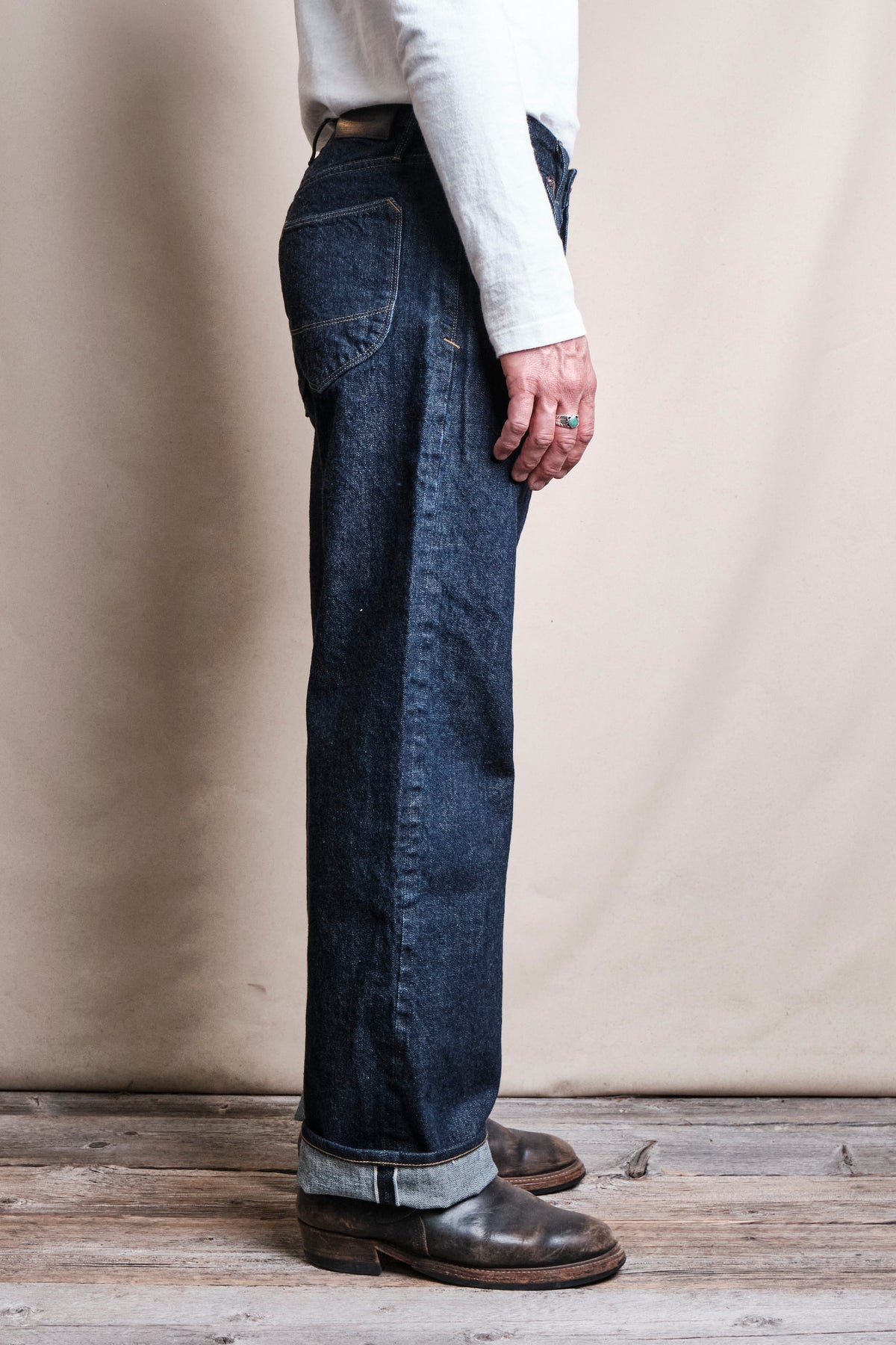 Modesto 14.50 Ounce Indigo Unsanforized Denim