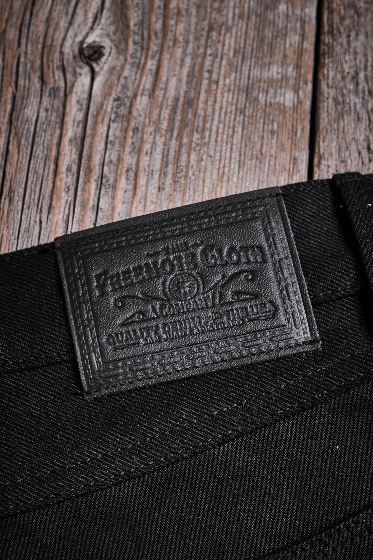 Wilkes Western 15.75 Ounce Black Denim
