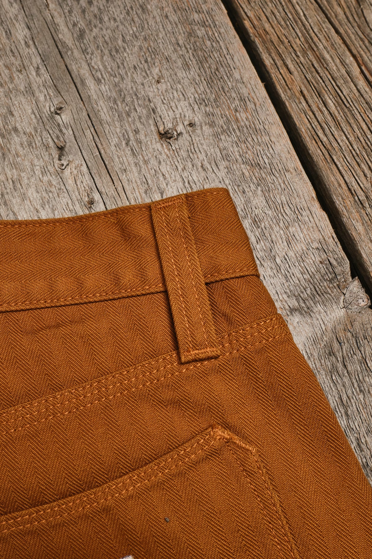 Ortega Pant 13 Ounce Rust Herringbone