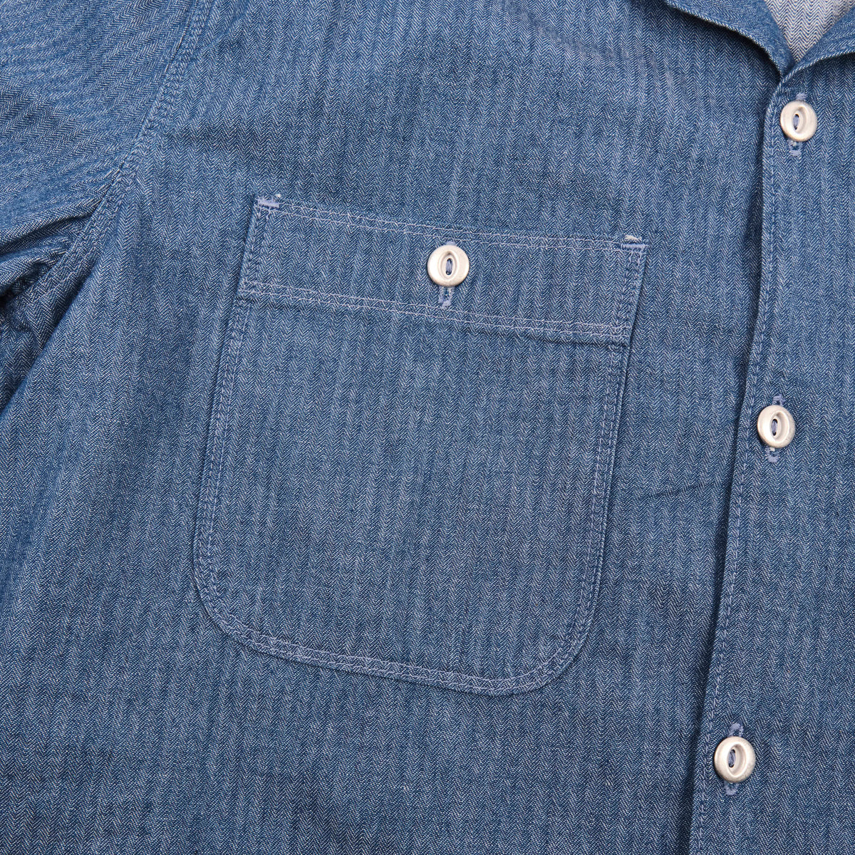 Dayton Blue Herringbone