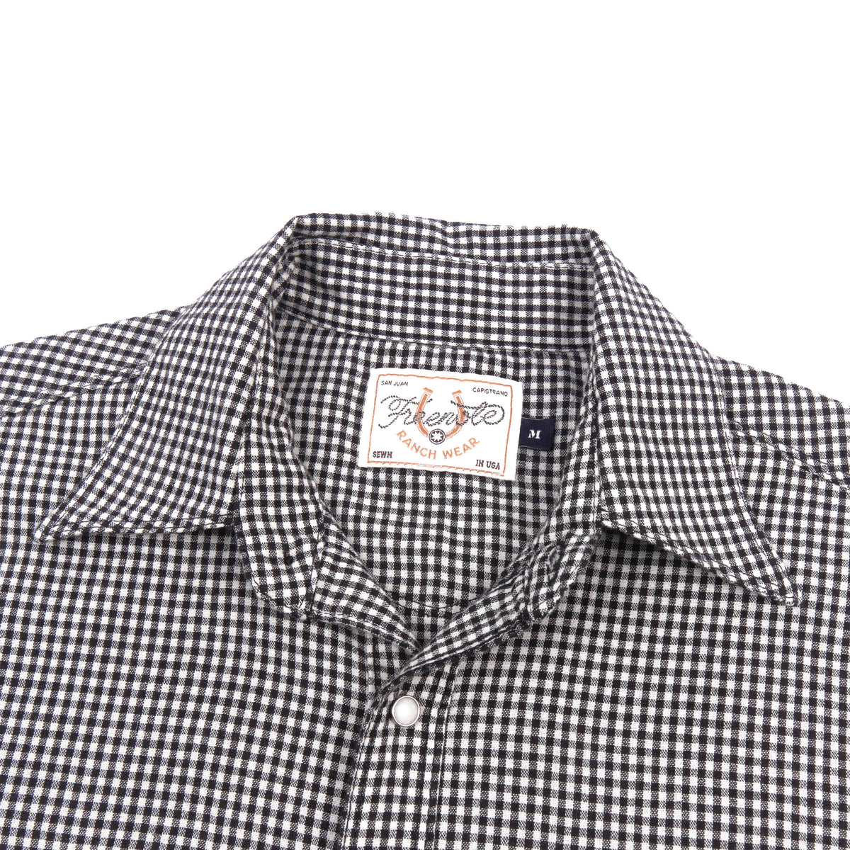 Bodie S/S Black Gingham