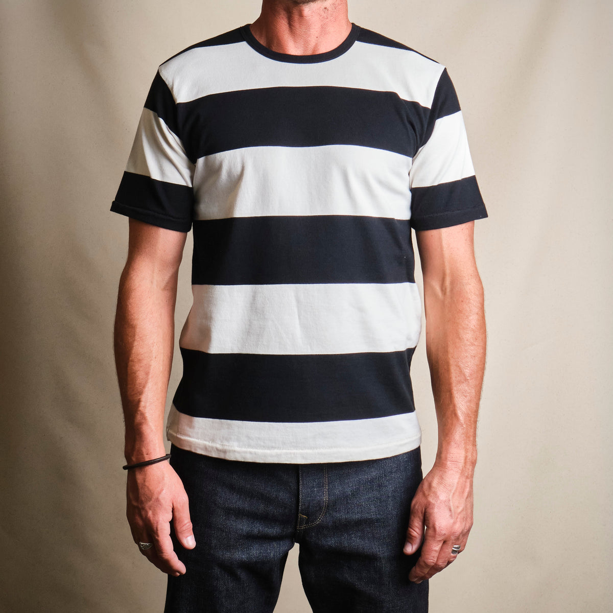 Mooch Tee Black Stripe