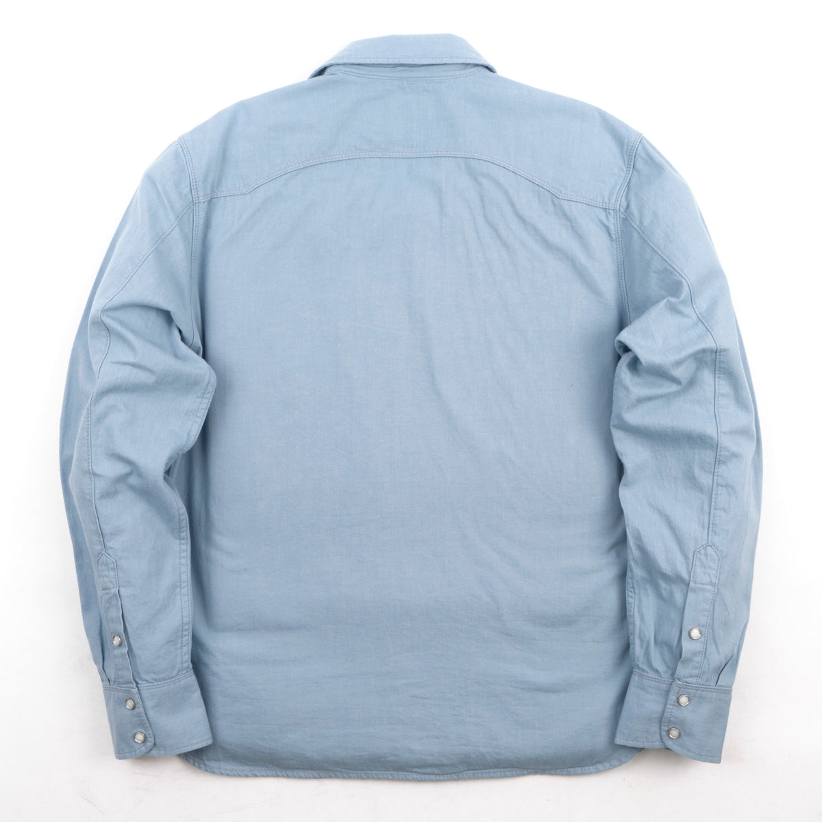Modern Western Clear Blue Chambray